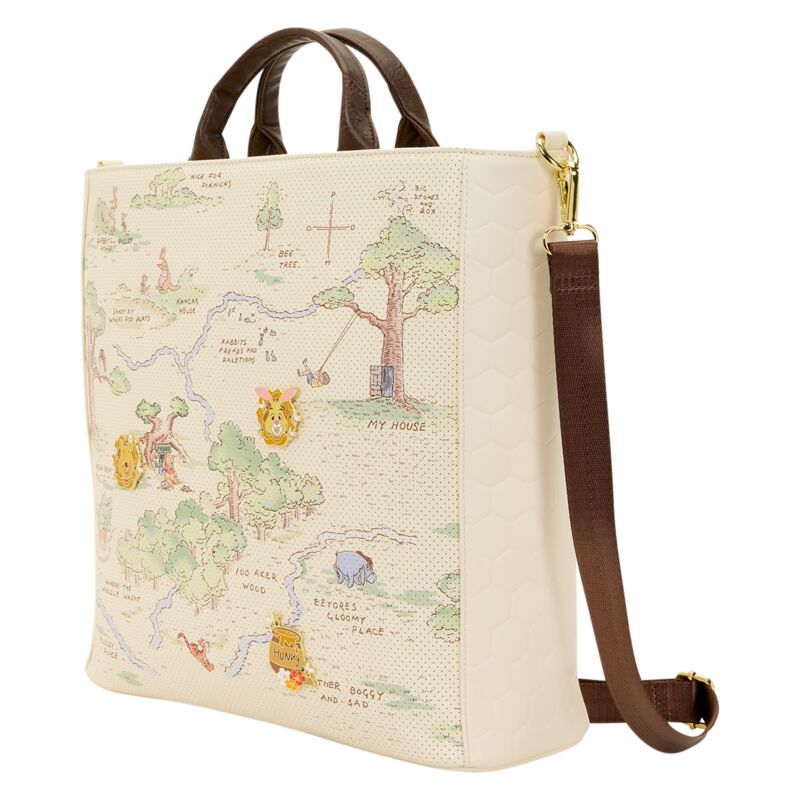 Winnie The Pooh - Disney Katoenen tas - Loungefly - Hundred Acre Wood - meerkleurig