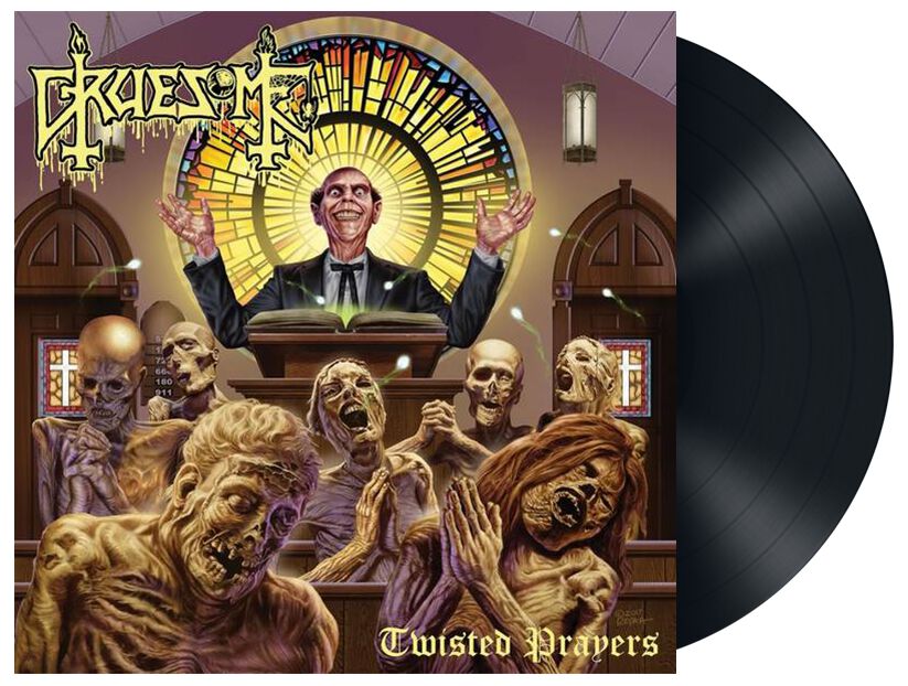 Image of Gruesome Twisted prayers LP schwarz