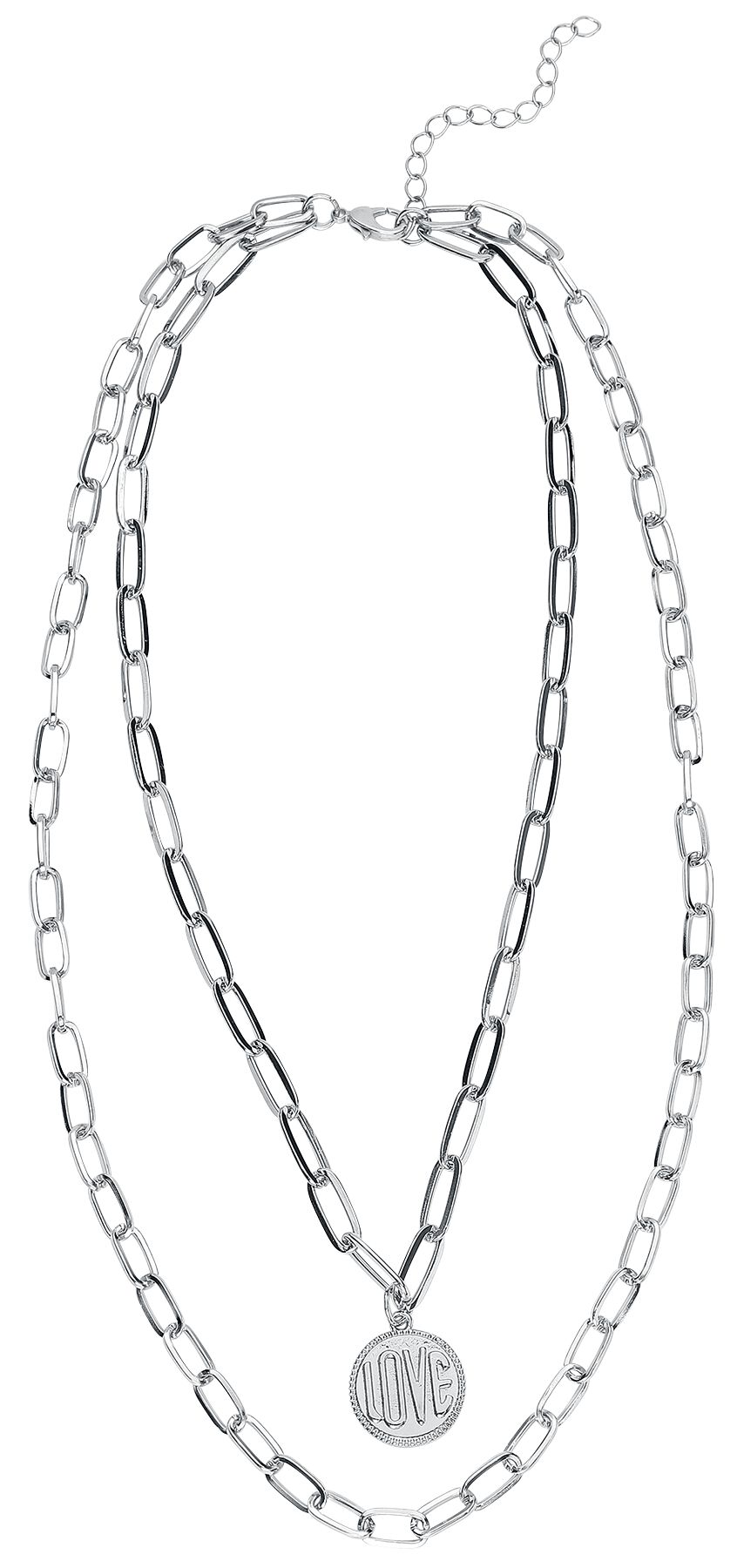 Love Basic Necklace Halskette silberfarben von Urban Classics