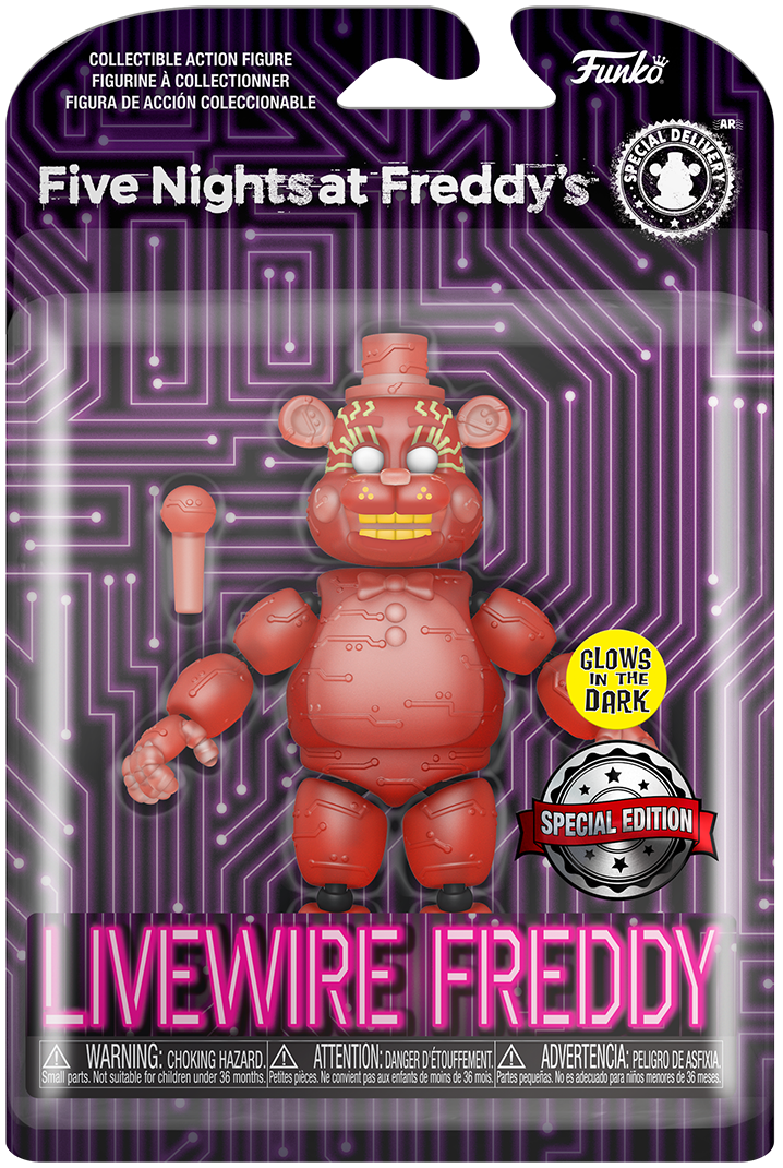 Five Nights At Freddy's Livewire Freddy (GITD) Actionfigur multicolor - 40.02% Rabatt
