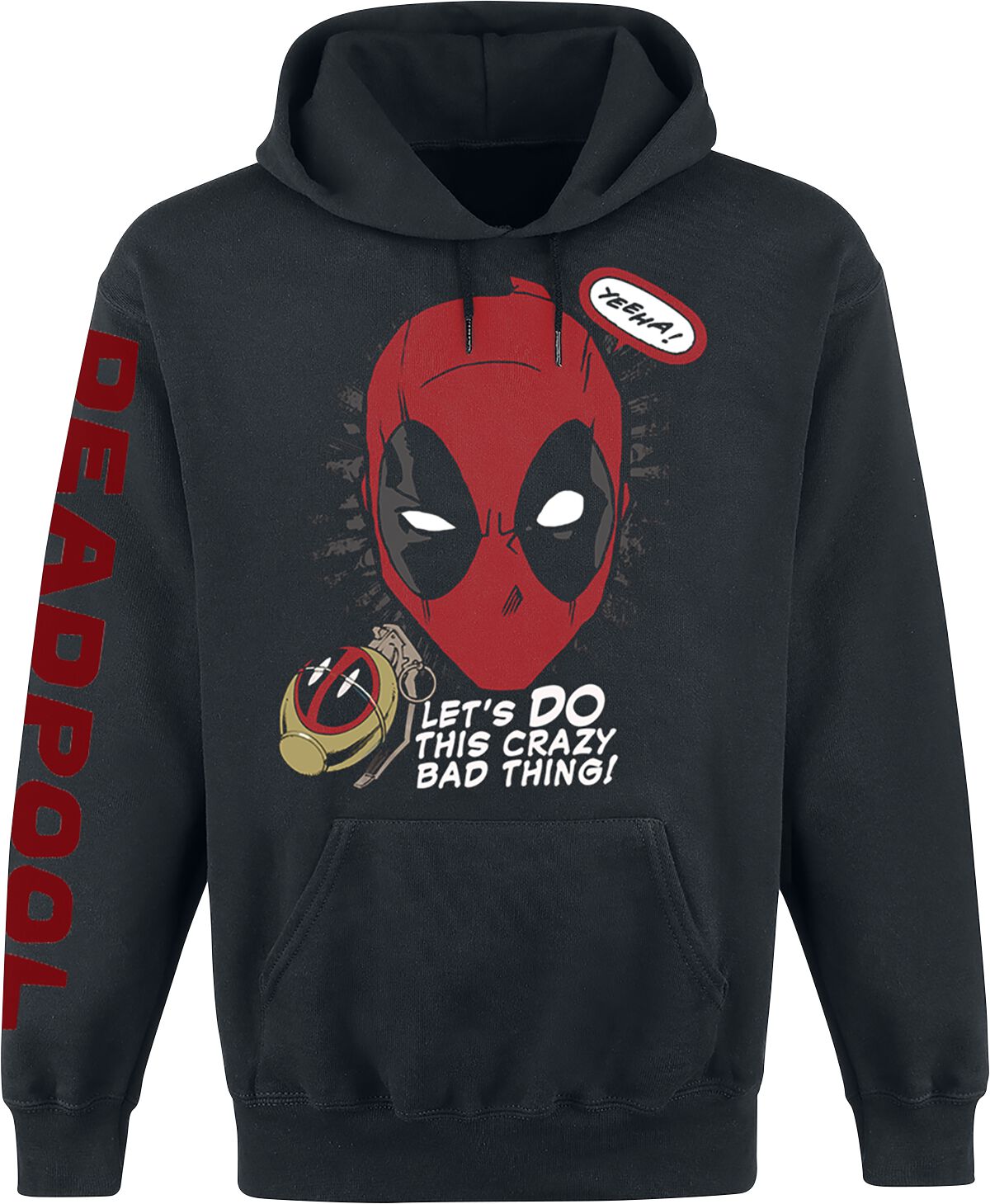 Deadpool Bad Thing Hooded sweater black