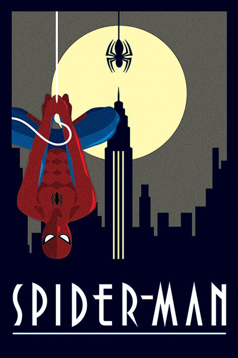 Levně Spider-Man Marvel Deco - Spider-Man plakát vícebarevný