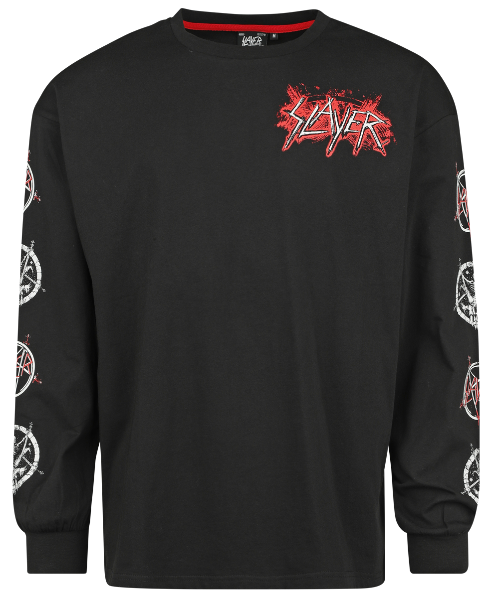 Slayer - EMP Signature Collection - Oversize - Langarmshirt - schwarz - EMP Exklusiv!