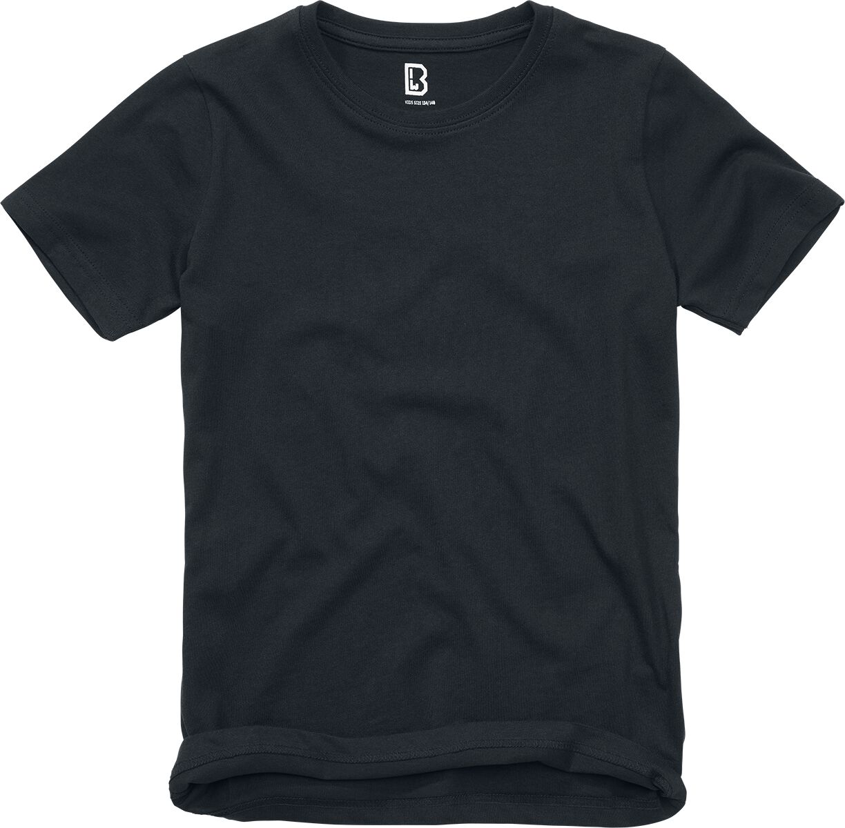 T-shirt de Brandit - T-Shirt Enfant - 122/128 à 170/176 - pour filles & garçonse - noir