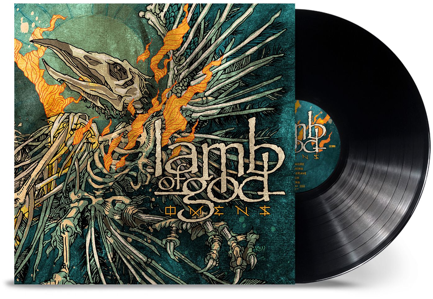 Levně Lamb Of God Omens LP černá