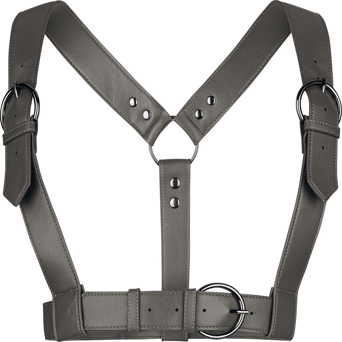 Sele Gothic av KIHILIST by KILLSTAR - Desolate Spirit Harness (Grey) - Dam - grå