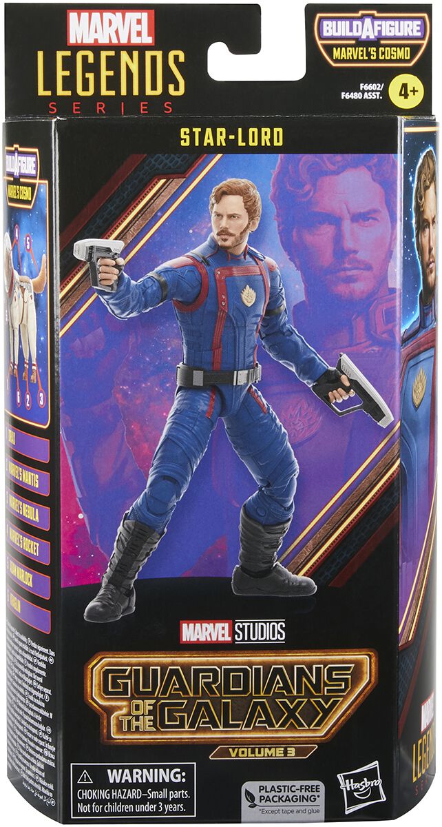 Guardians Of The Galaxy - Marvel Actionfigur - 3 - Star-Lord - multicolor  - Lizenzierter Fanartikel