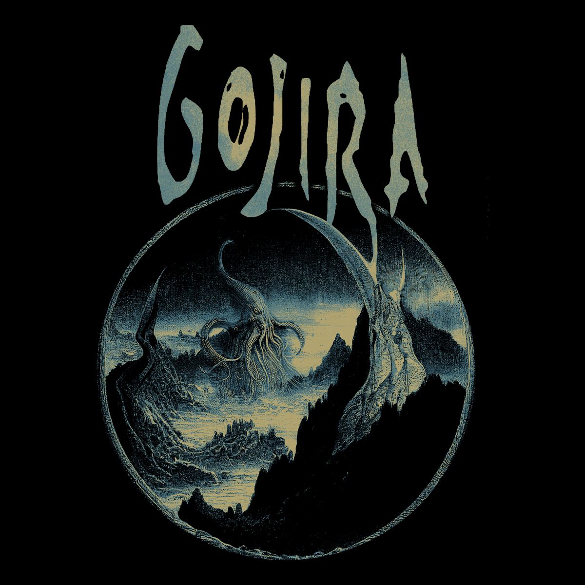 Gojira Sea Creature T-Shirt schwarz in L