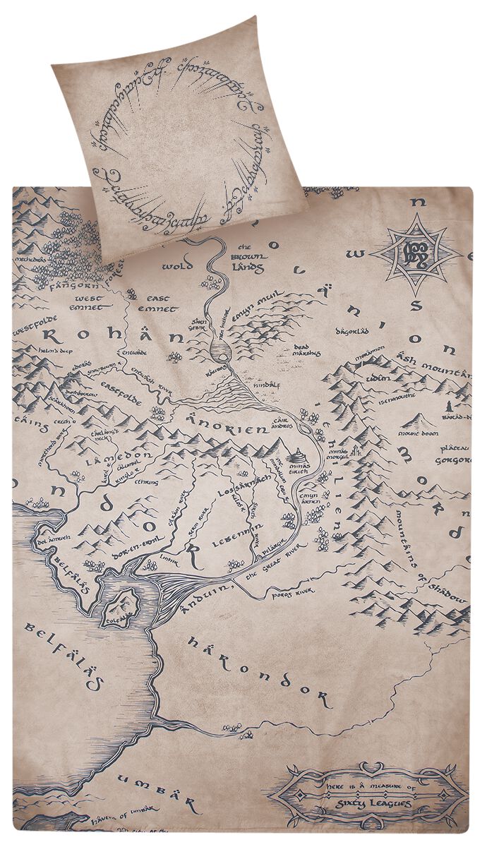 Mittelerde Der Herr Der Ringe Bettwasche Emp