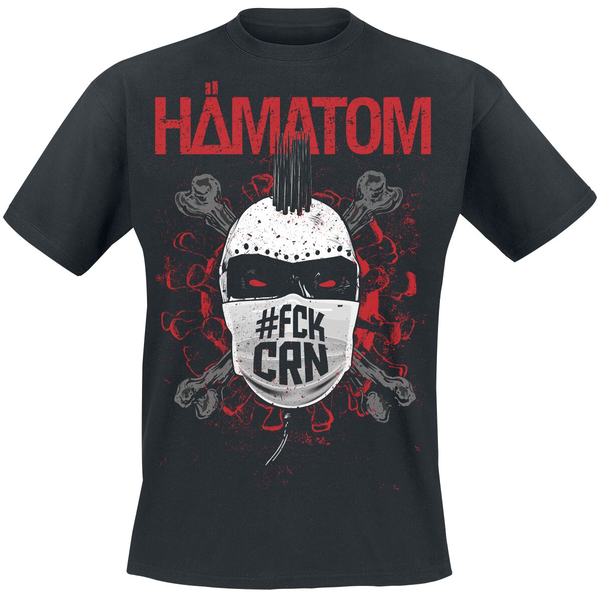 Image of Hämatom FCKCRN T-Shirt schwarz