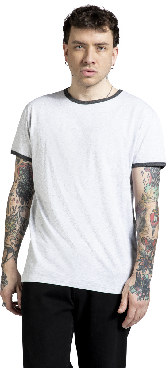 Thumbnail - RED by EMP  T-Shirt grau in L