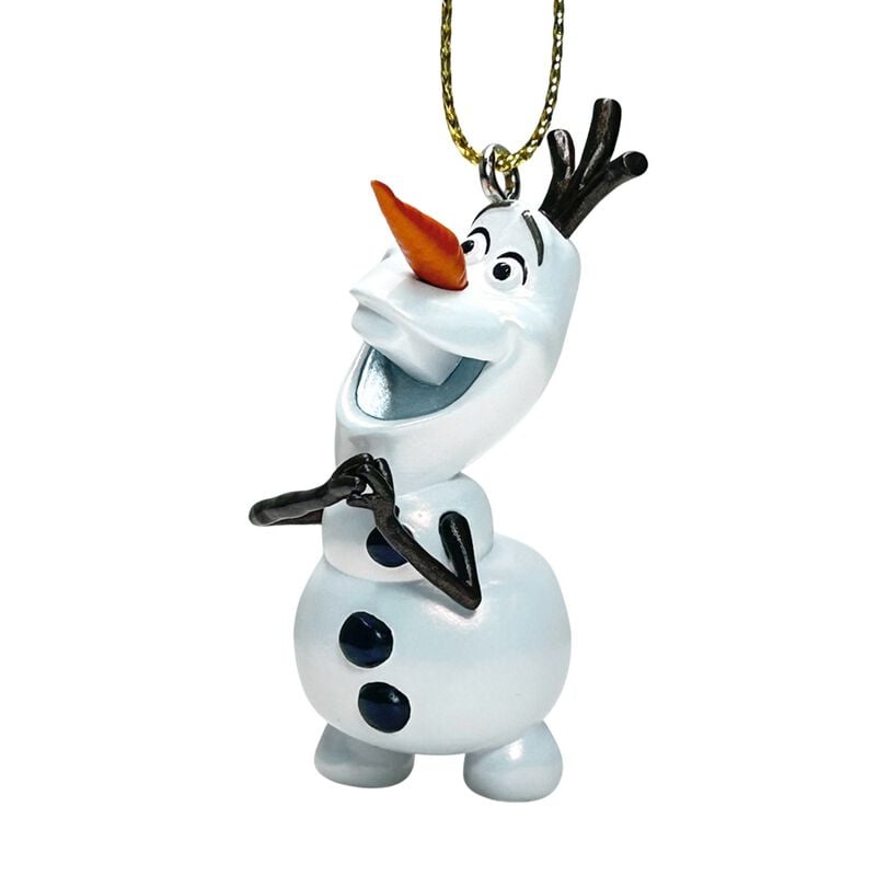 Die Eiskönigin - Disney Weihnachtskugeln - 3D Ornament Olaf Metallic - Weihnachtsbaumanhänger   - Lizenzierter Fanartikel