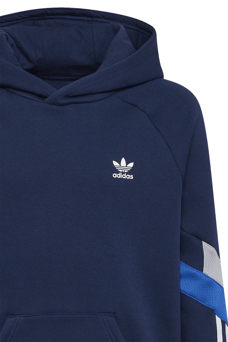 Adidas Logo Hoodie Kapuzenpullover blau