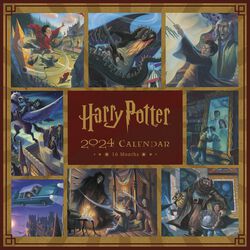 Bücher - Wandkalender 2024, Harry Potter, Wandkalender
