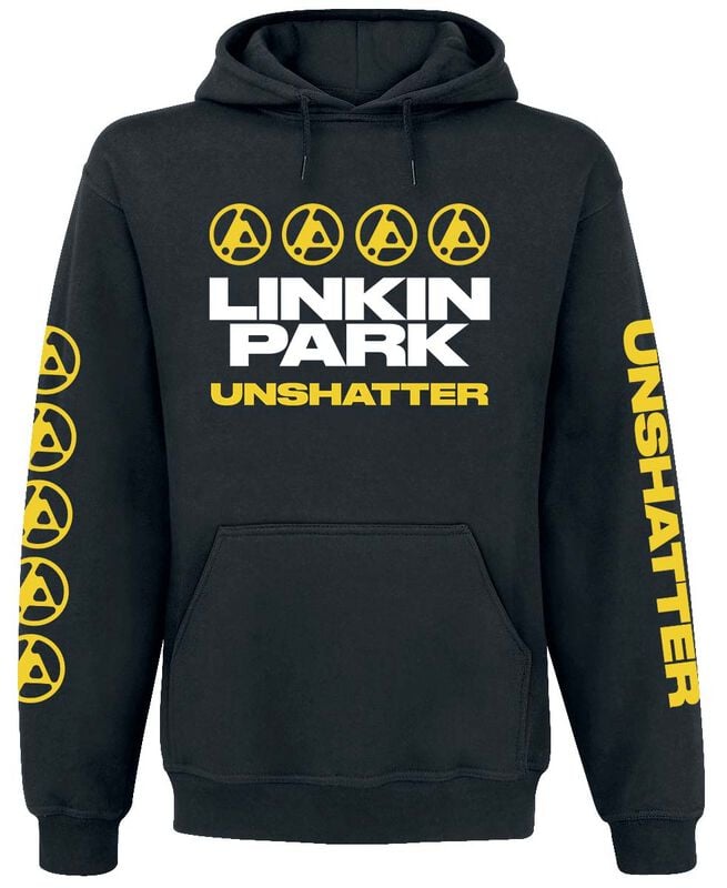 Linkin Park Kapuzenpullover - Unshatter Photo - S bis 5XL - für Männer - Größe 4XL - schwarz  - Lizenziertes Merchandise!