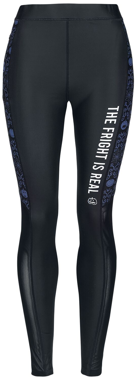 The Fright Is Real Leggings schwarz von The Nightmare Before Christmas