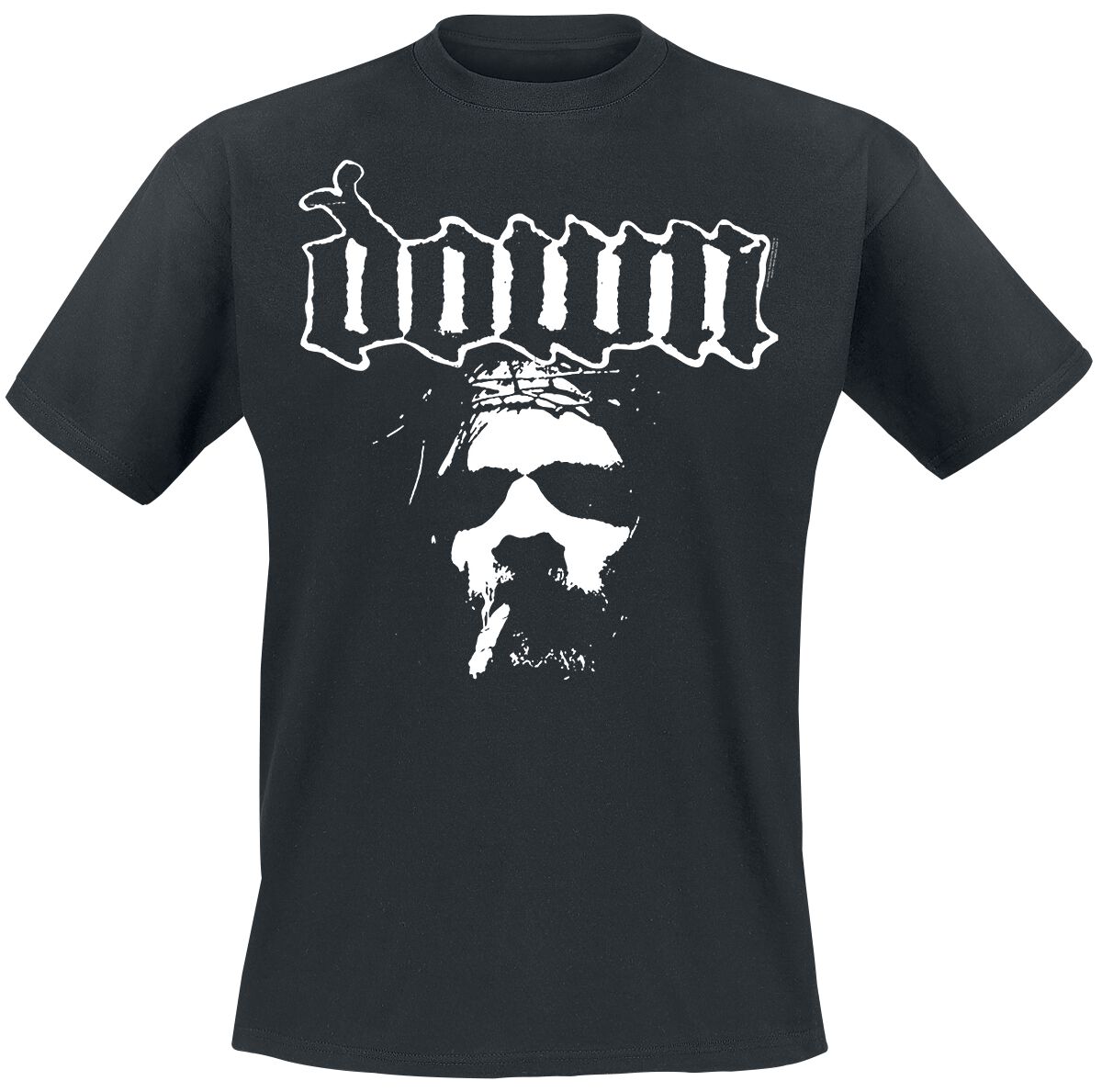 Down Face T-Shirt schwarz Down Face T-Shirt schwarz