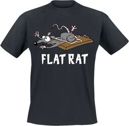 Flat Rat, Tierisch, T-Shirt