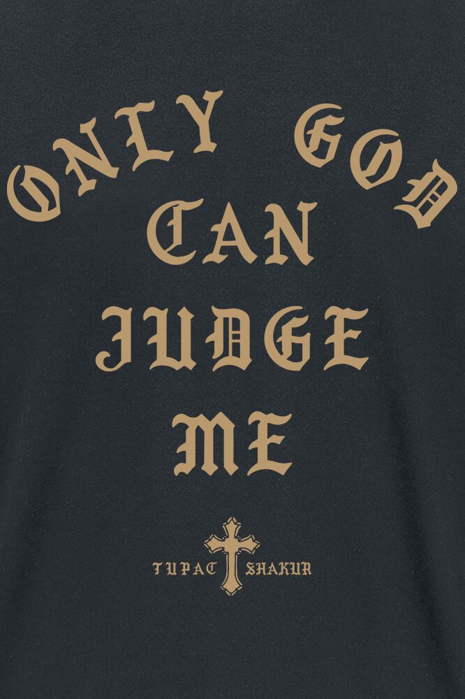 T-shirt Only GOD Can Judge Me – Rouge – Taille 3XL – Flying Horse – Occasion