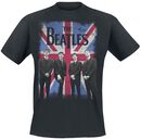 Union Jack Photo Distressed, The Beatles, T-Shirt