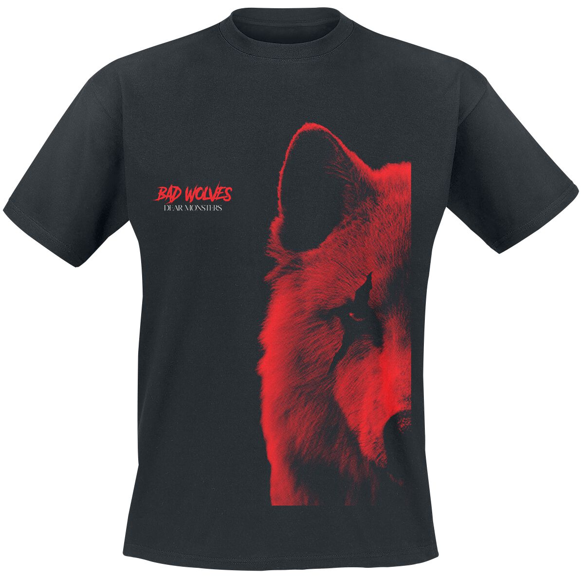 Image of Bad Wolves Dear Monsters T-Shirt schwarz