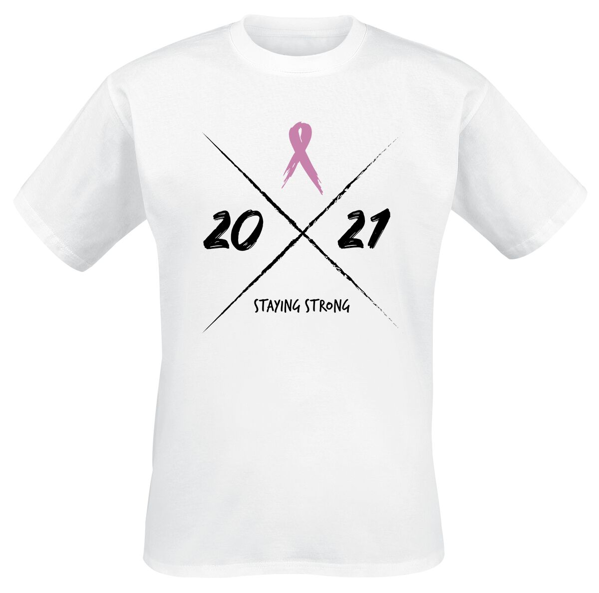 Fuck Cancer by Myriam von M 2021 T-Shirt white