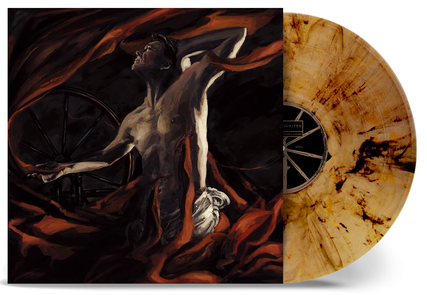 Horizon Ignited Towards the dying lands LP marmoriert