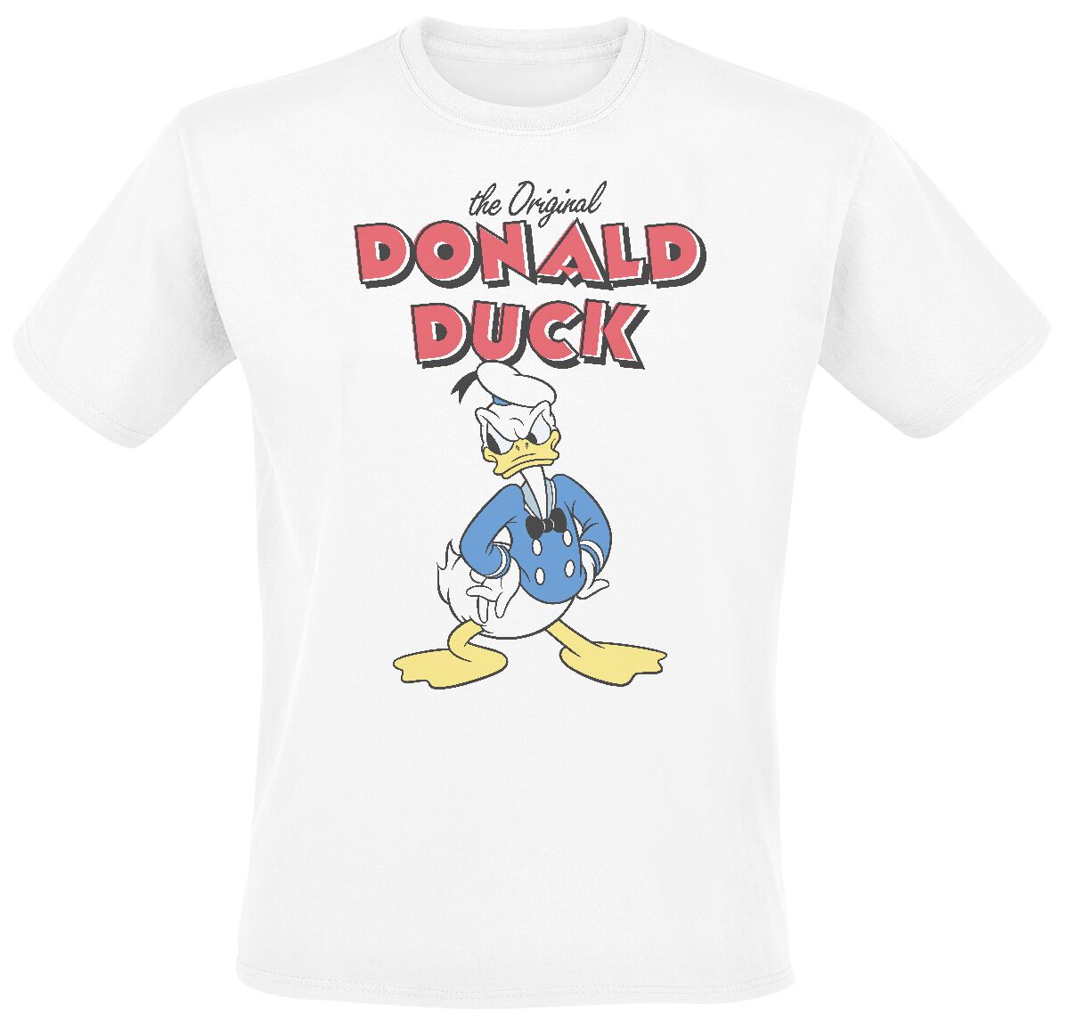 Image of Micky Maus Donald Duck - The Original T-Shirt weiß