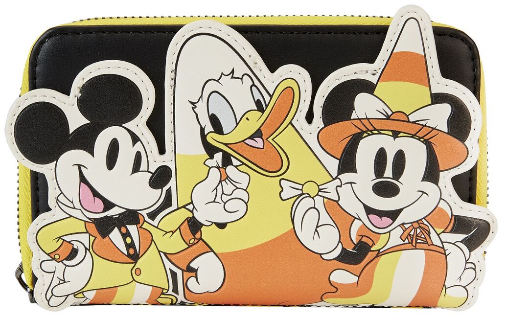 Mickey Mouse - Disney Geldbörse - Loungefly - Mickey & Friends - Candy Corn - für Damen - multicolor  - Lizenzierter Fanartikel