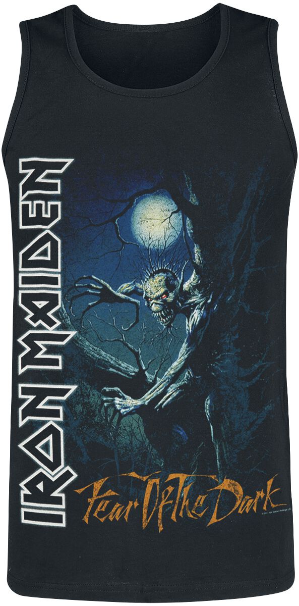 Levně Iron Maiden FOTD Tree Spine Tank top černá