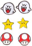 Boo, Superstar & Mushroom, Super Mario, Ohrstecker-Set