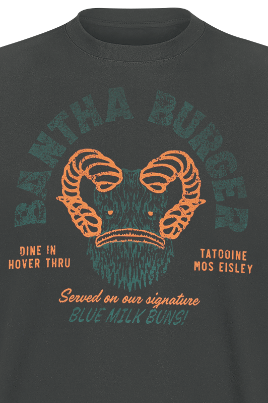 3664794278600 - Bantha Burger T-Shirt schwarz in L 3664794278600 - Bantha Burger T-Shirt schwarz in L