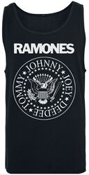 Distressed Logo, Ramones, Tank-Top