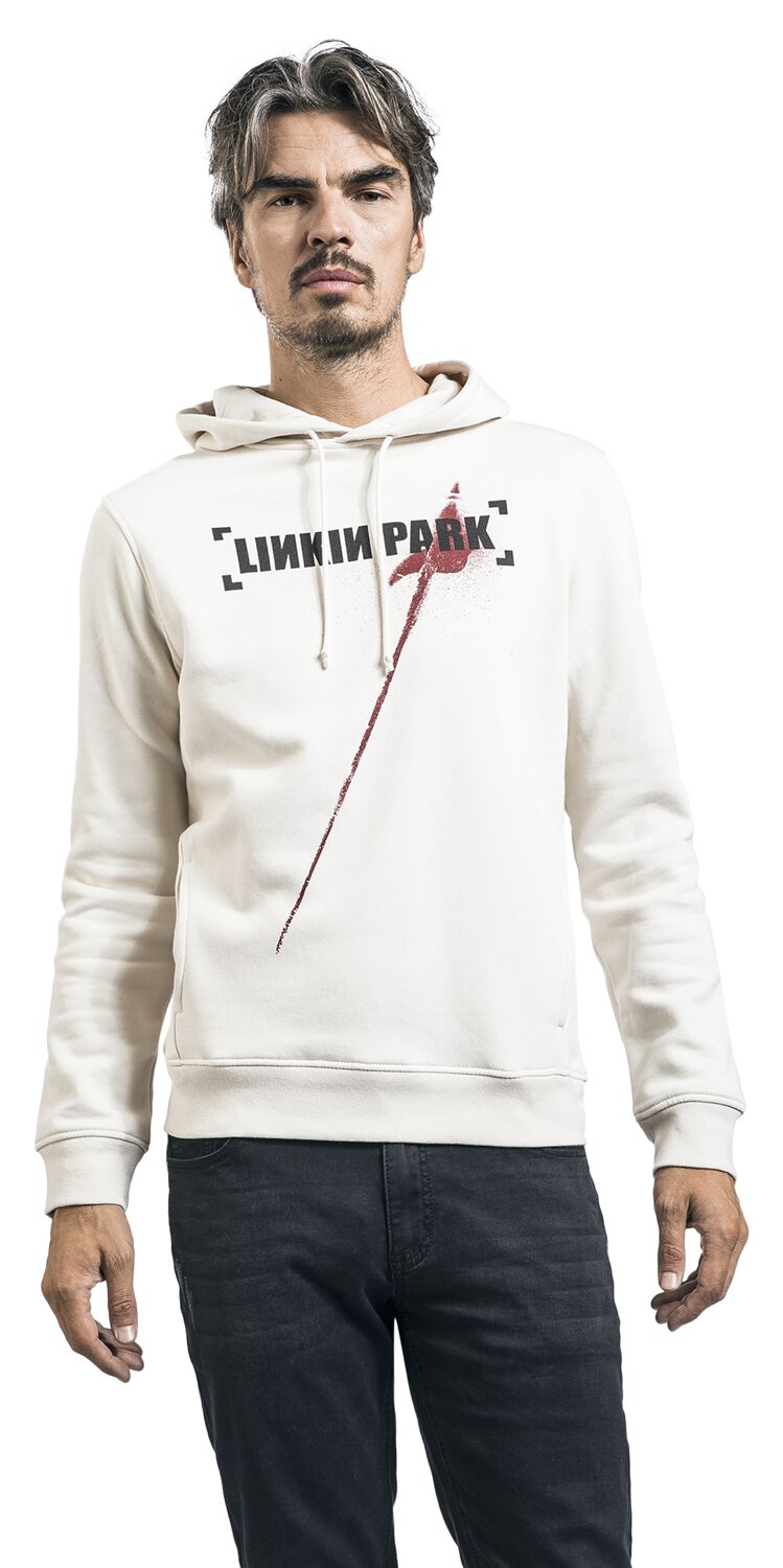Linkin Park Hybrid Theory Red Flag Männer Kapuzenpullover beige