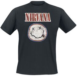 Distressed Logo, Nirvana, T-Shirt