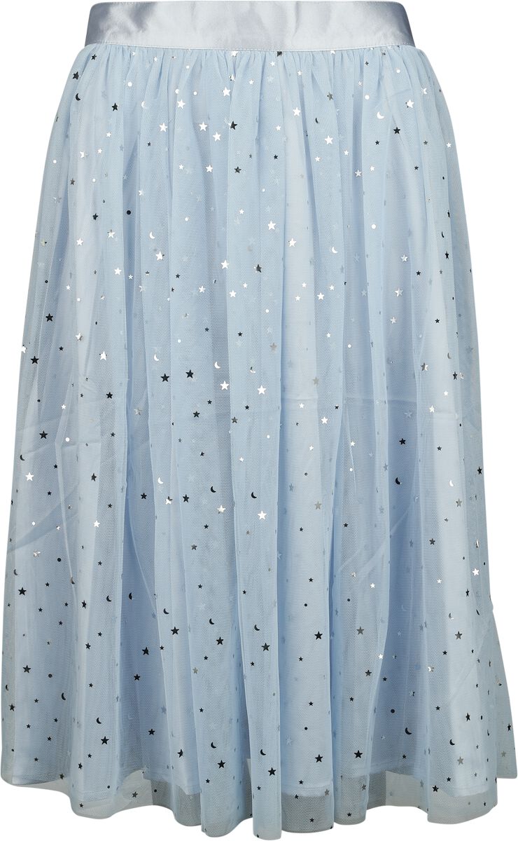 Image of Gonna al ginocchio Rockabilly di Hell Bunny - Infinity 50’s skirt - S a L - Donna - blu