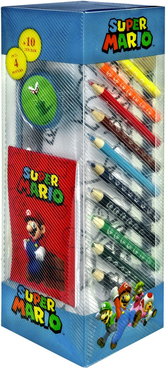 Custodia Gaming di Super Mario - Mario and Luigi drawing tower - Donna - multicolore