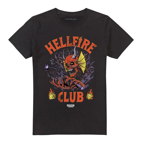 T-Shirt - Hellfire Club Classic Metal - S bis XXL - für Männer - Größe L - schwarz - Lizenzierter Fanartikel - Männer - male
