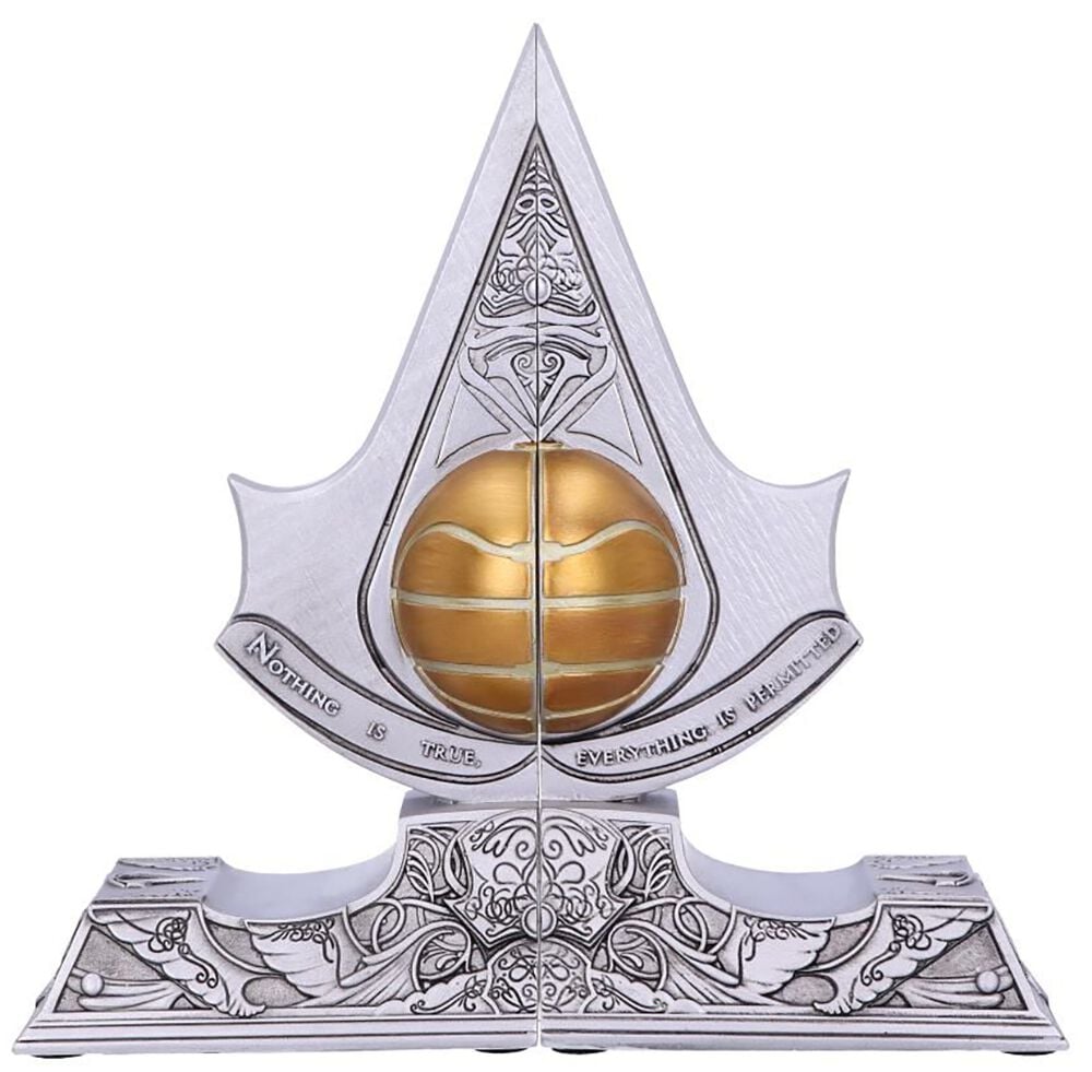 Assassin’s Creed Apple Of Eden Buchstütze schwarz weiß Assassin’s Creed Apple Of Eden Buchstütze schwarz weiß