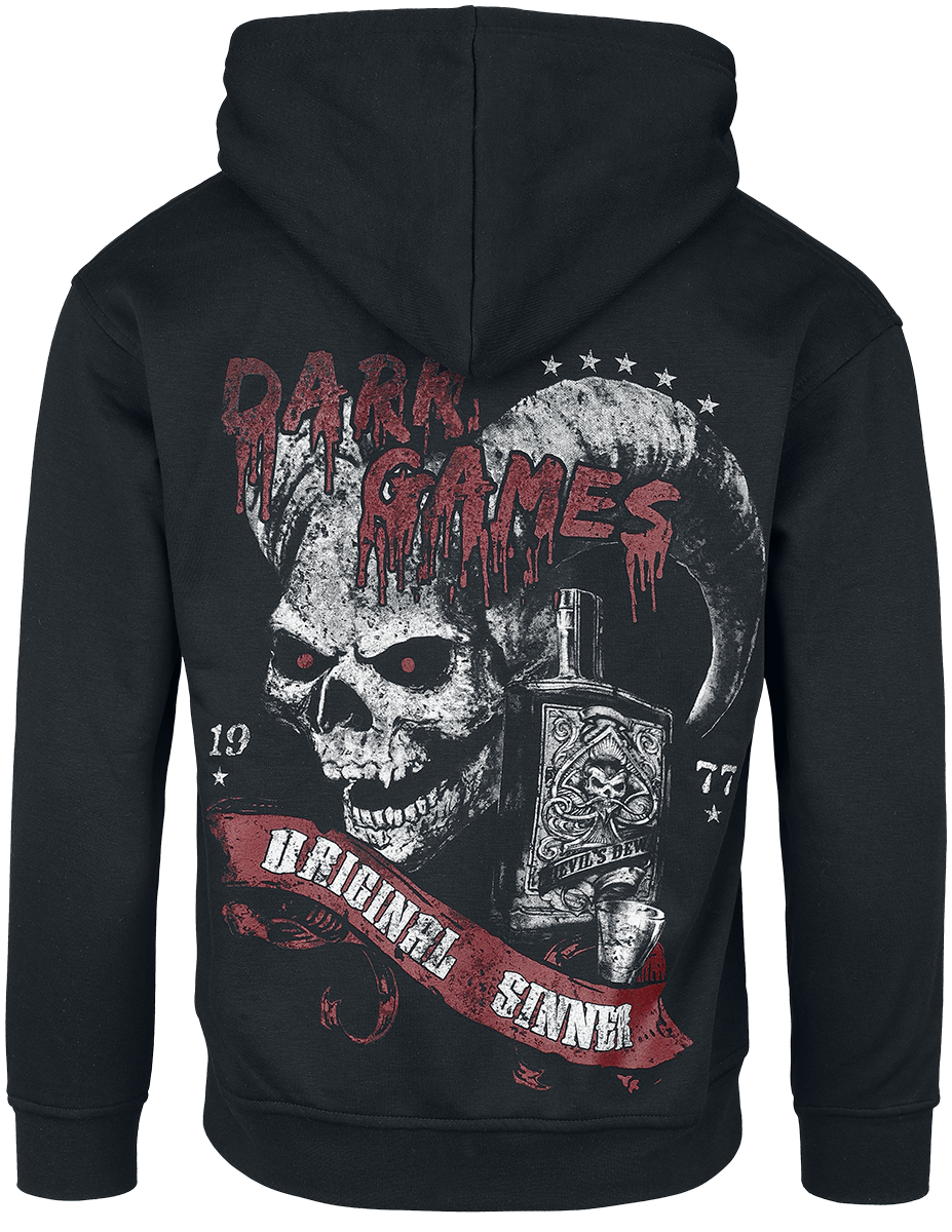 Alchemy England Kapuzenpullover - Dark Games - S bis XXL - für Männer - Größe M - schwarz