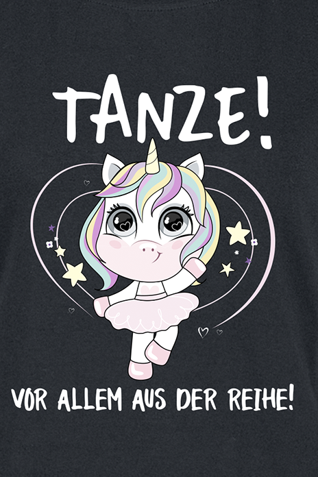 Tierisch Tanze! Vor allem aus der Reihe! T-Shirt schwarz