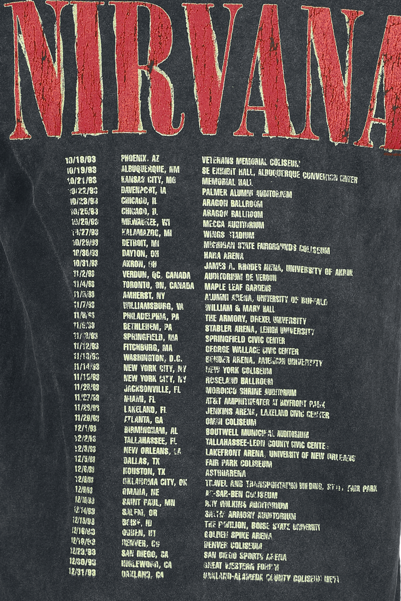 Thumbnail - Nirvana In Utero T-Shirt schwarz in XXL