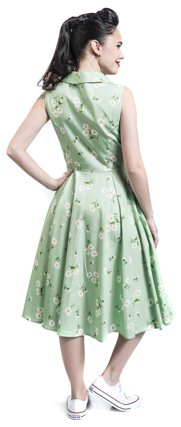 H&R London Timea Swing Dress Mittellanges Kleid mint