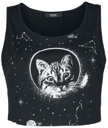 Space Kitty Cropped Top, Banned Alternative, Top