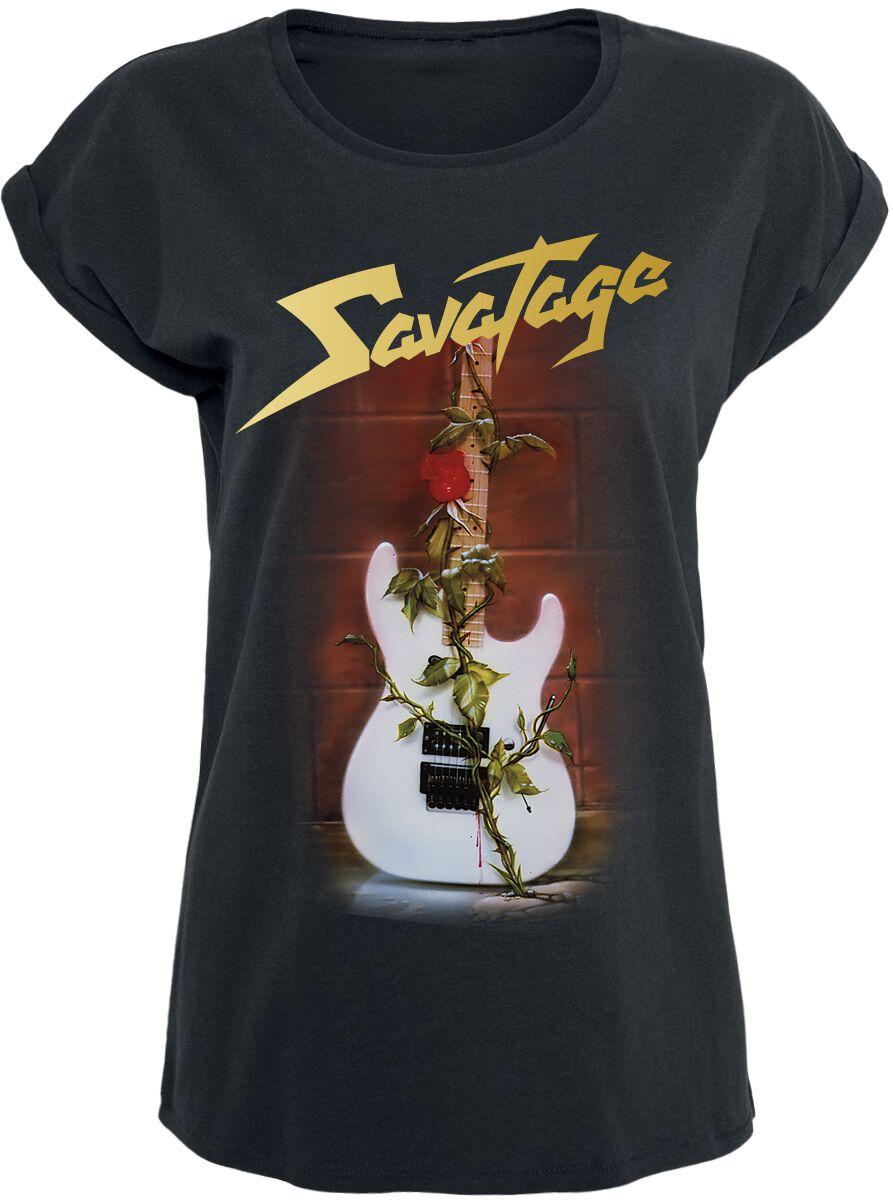 Savatage Criss Oliva Guitar T-Shirt schwarz