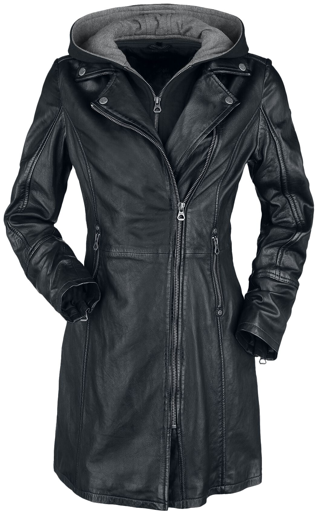 Manteau en cuir de Gipsy - Seneka LEGV - XS à XXL - pour Femme - noir