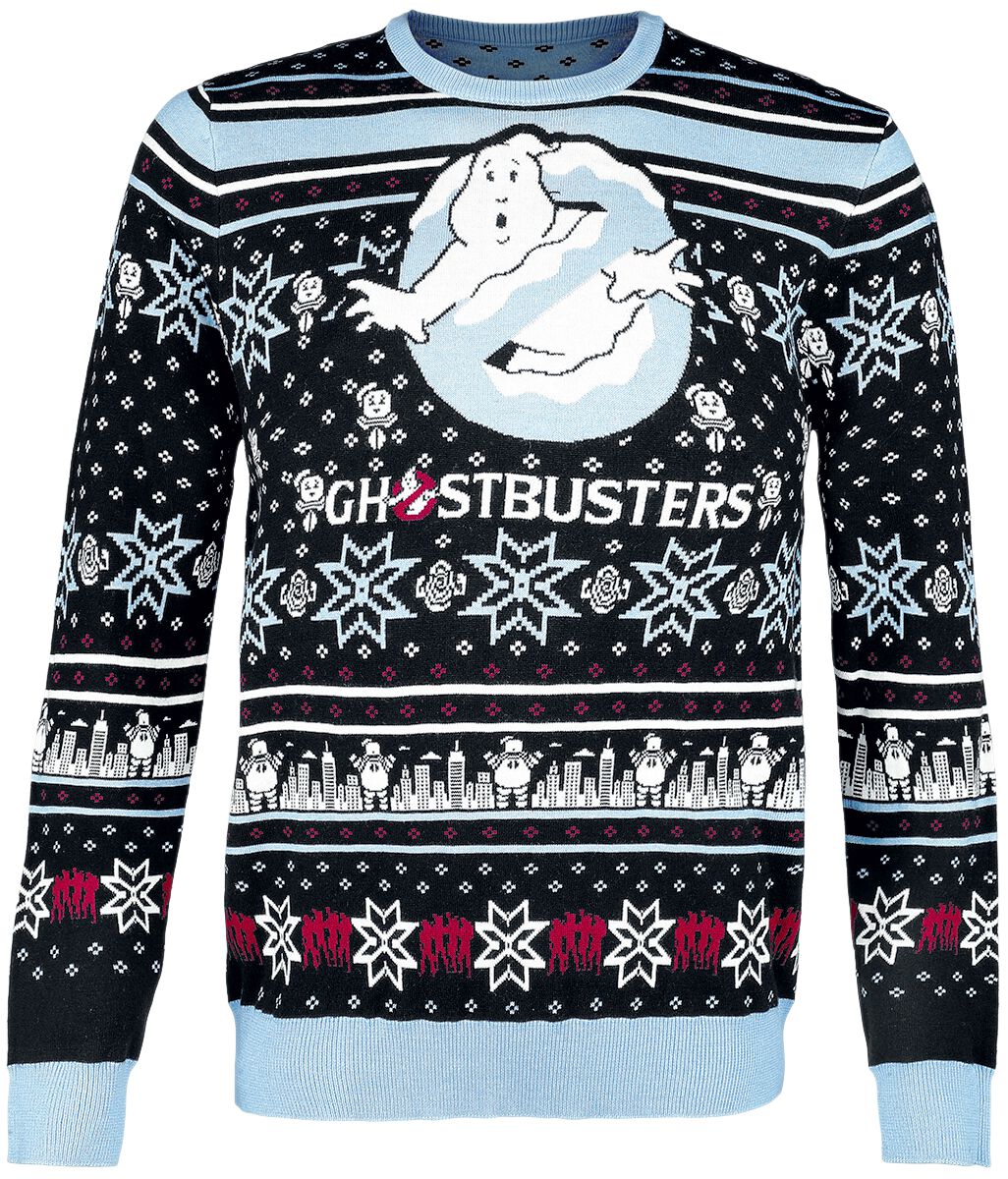 Ghostbusters Ice Logo Christmas jumper multicolour