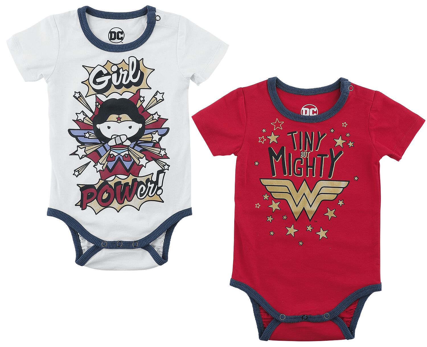 Wonder Woman - DC Comics Set für Neugeborene - Kids - Little Wonder - für Mädchen & Jungen - rot/weiß  - EMP exklusives Merchandise!