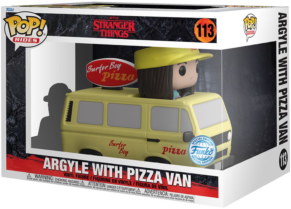 Season 4 - Argyle with Pizza Van Vinyl Figur (Pop Rides Super Deluxe) Vinyl Figur 113