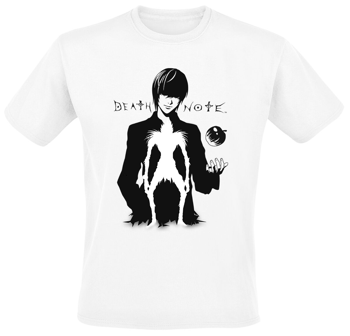 Death Note Light And Ryuk T-Shirt white